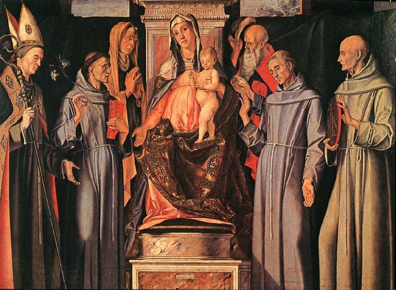 VIVARINI, Alvise Holy Family Spain oil painting art
